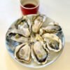 Japanese oysters in shell