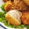 Fried scallops