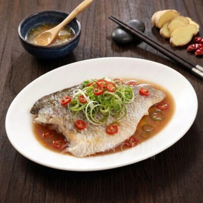 椒麻鱸魚排